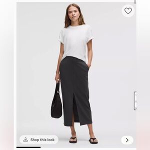 Lululemon Black Pique Skirt size 4